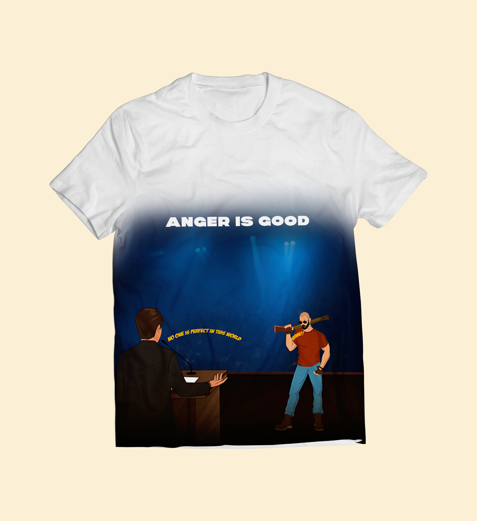 Anger Is Good White T