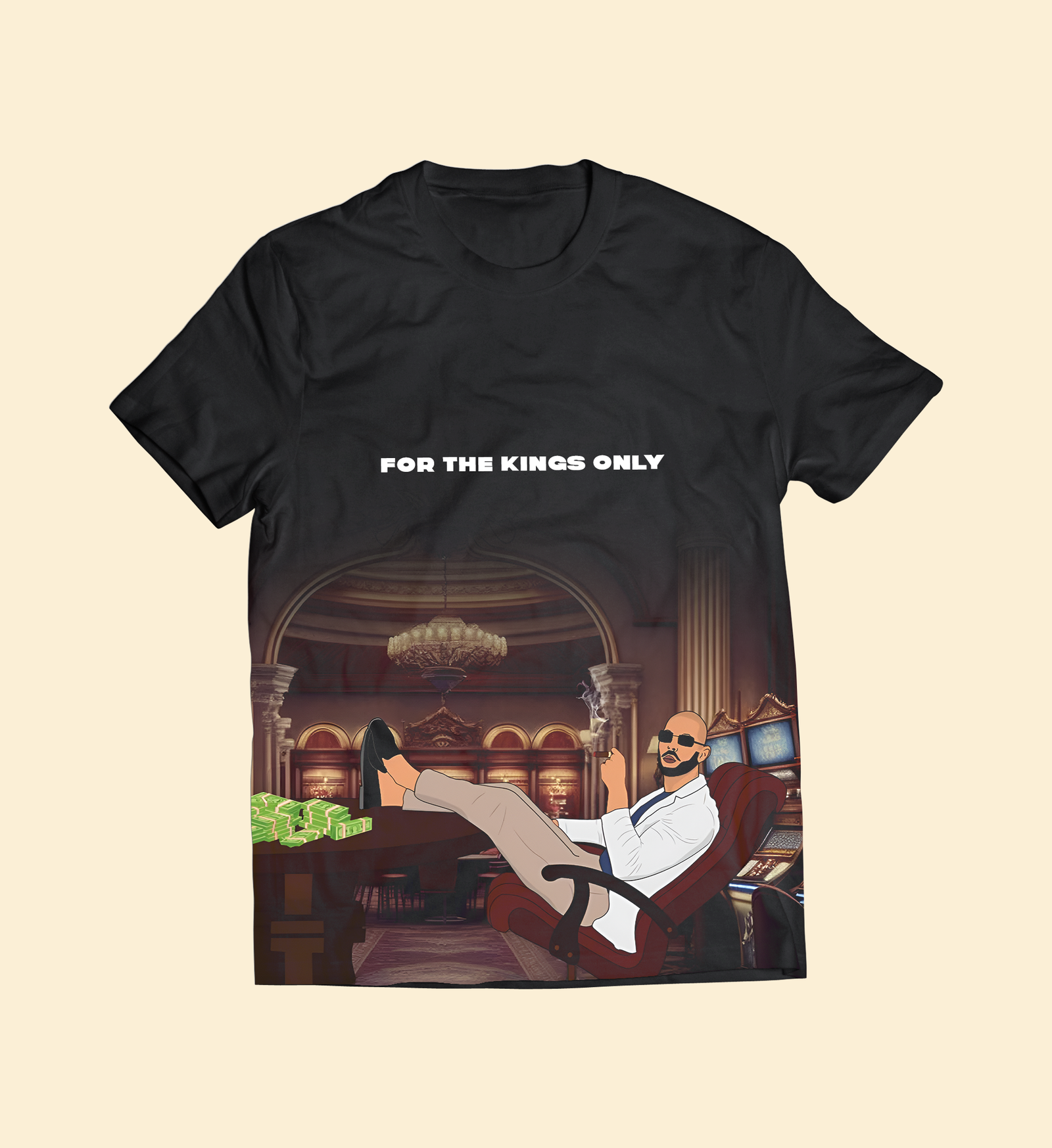 For The Kings Only Black T