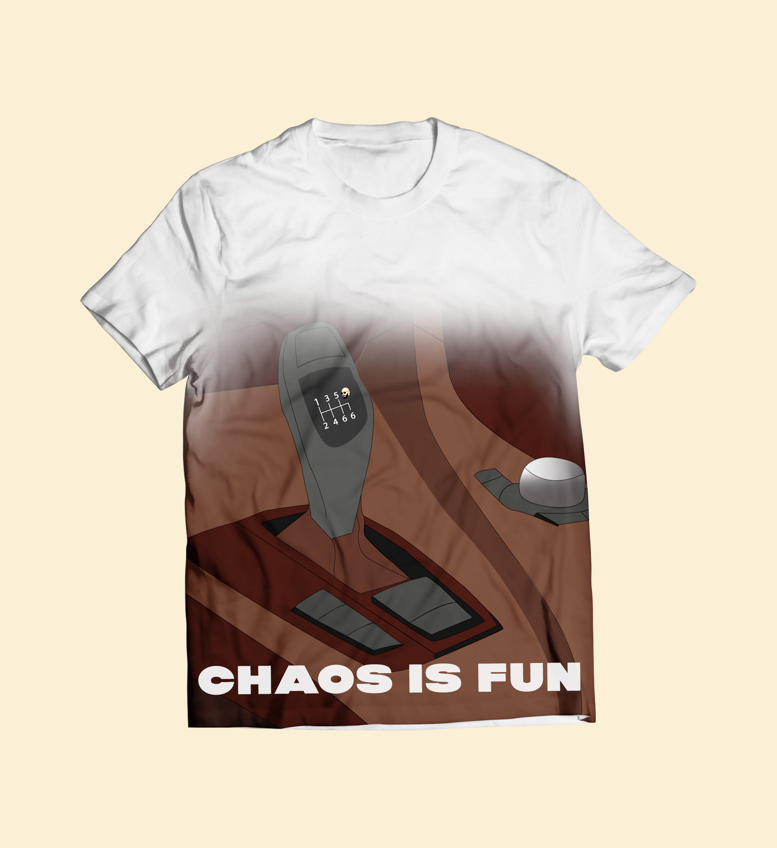 Chaos is Fun White T
