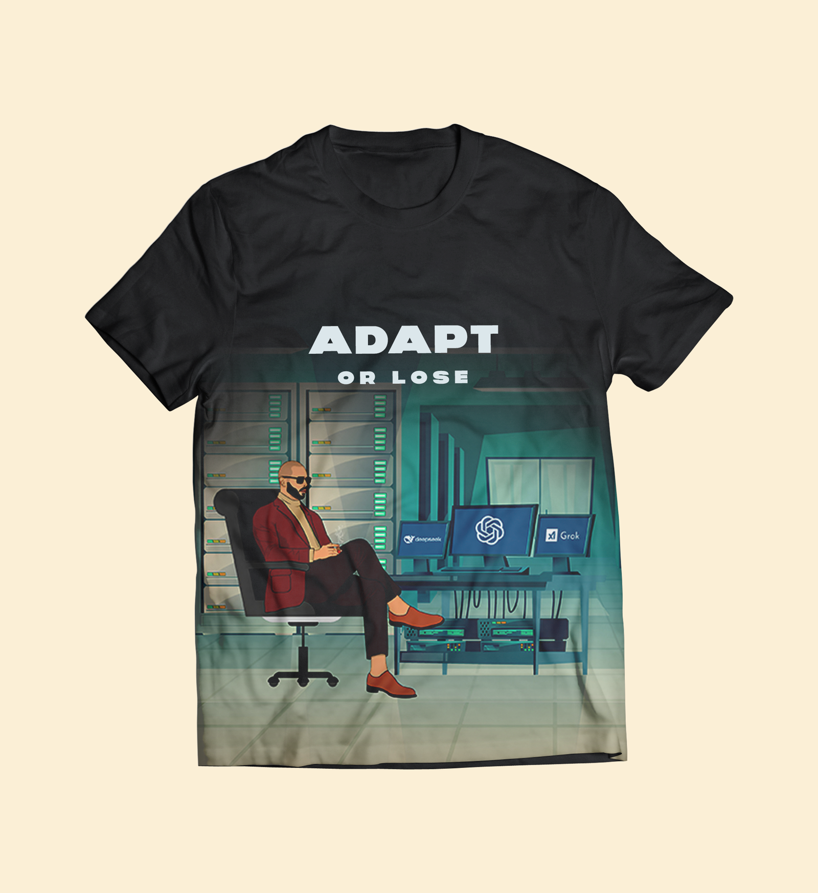 Adapt or Lose Black T