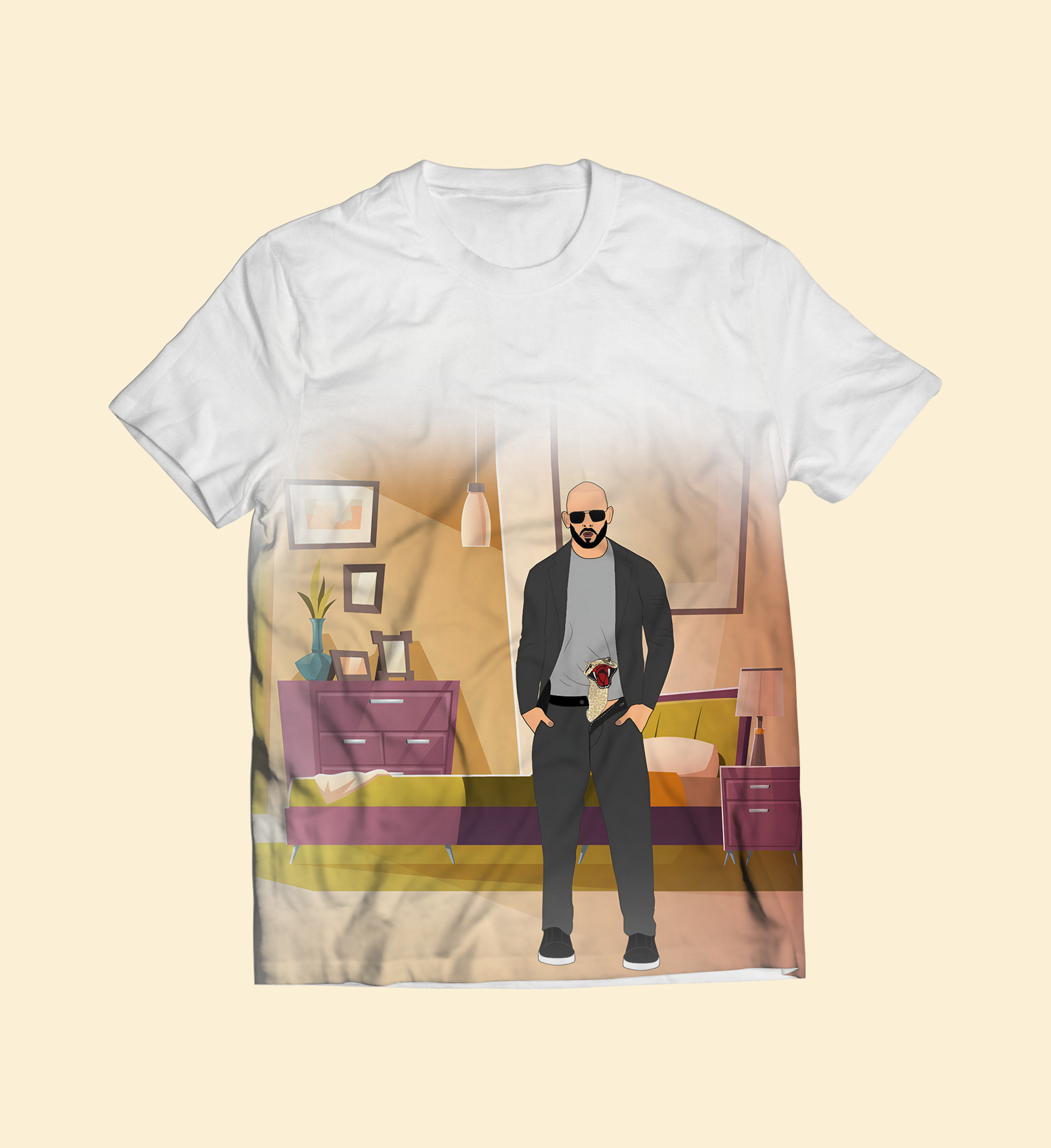 Snake White T