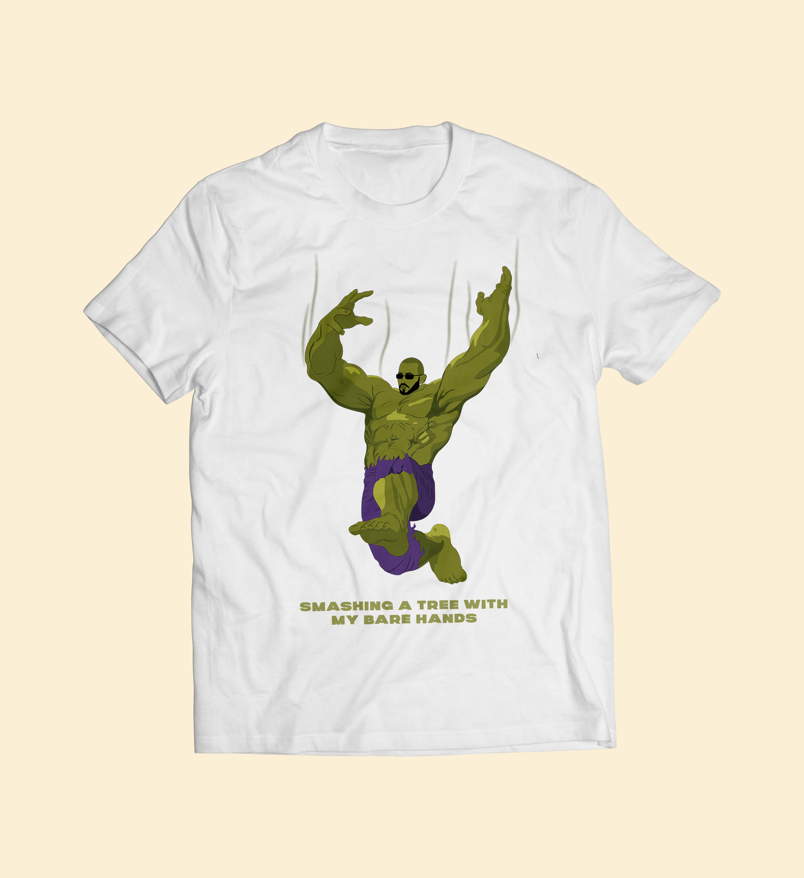Smashing A Head White T